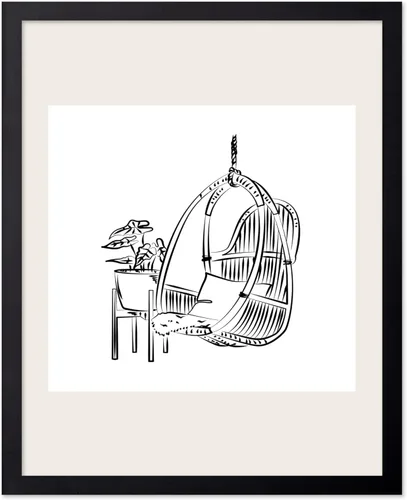 Miniatura 15 de Poster Master Póster de peonías – Estampado de flores retro – Ilustración floral – Ilustración en blanco y negro – Diseño de línea y abstracto