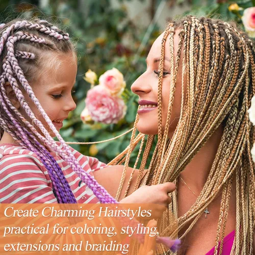 Miniatura 6 de Chuangdi 20 piezas de extensión de cabello, enhebrador de aguja para tirar de gancho, dispositivo de cuentas de aguja para suministros de Negro