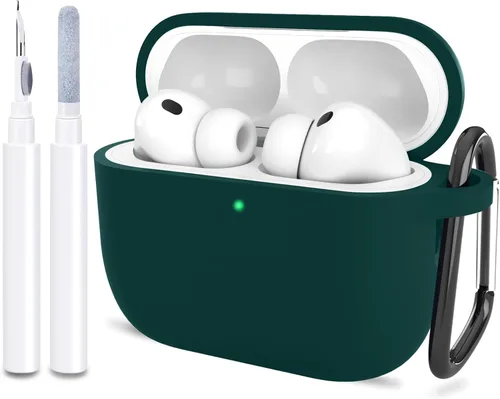 Miniatura 12 de Compatible con AirPods Pro 3, funda protectora de silicona suave con kit de limpieza de llavero para mujeres y hombres para Apple AirPods Pro de 3ª
