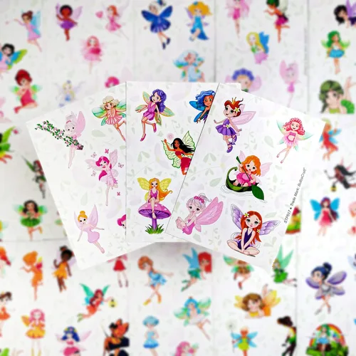 Miniatura 7 de BulbaCraft Calcomanías y calcomanías de hadas para laptop, decoraciones de hadas para fiesta de cumpleaños, regalos para mujeres y hombres Pegatinas
