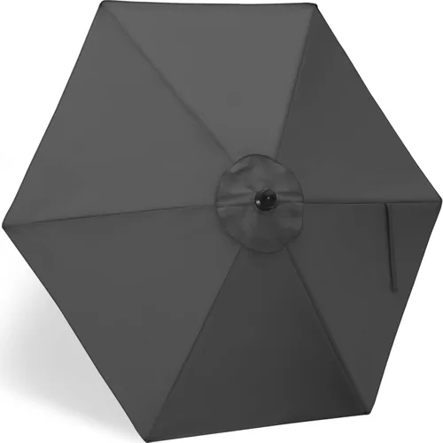 Miniatura 6 de ABCCANOPY - Sombrilla de repuesto para exteriores de 9 pies, apta para patio, con 8 varillas, color caqui