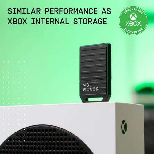Miniatura 3 de WD_Black Tarjeta de expansión de almacenamiento C50 de 512 GB, con licencia oficial para Xbox, reanudación rápida, Plug & Play, expansión NVMe SSD