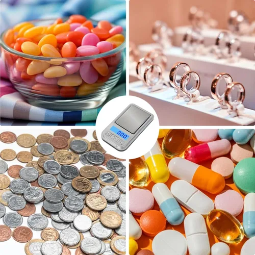 Miniatura 6 de MEIYA Báscula digital de gramo de bolsillo 7.05 oz x 0.00 oz, mini escala digital de gramos para alimentos pequeños, joyas, hierbas, monedas