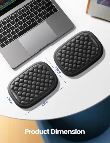 Miniatura 6 de 【Mejorado más grande y más grueso】Vaydeer - Reposamuñecas de escritorio de espuma viscoelástica, soporte ergonómico para cojín de mouse, alivio