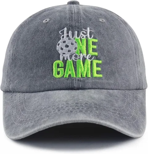 Regalos de pickleball para mujeres y hombres, divertidos sombreros de pepinillos para amantes de la pelota, gorra de béisbol deportiva ajustable