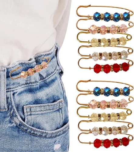 10 broches de CTCTBSJO Weater Chal Clips de cuello de chal, alfileres para camisa, clips de camisa vintage, pin de seguridad para mujeres y niñas,