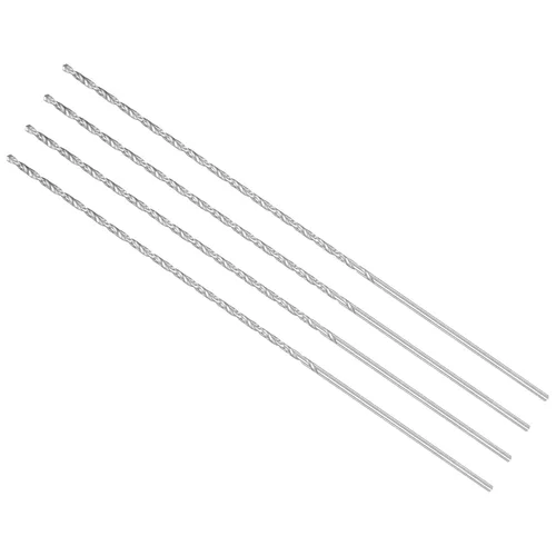 Miniatura 11 de Broca helicoidal extra larga, 0.276 in de diámetro de taladro 9.843 in de longitud total, broca helicoidal de acero de alta velocidad