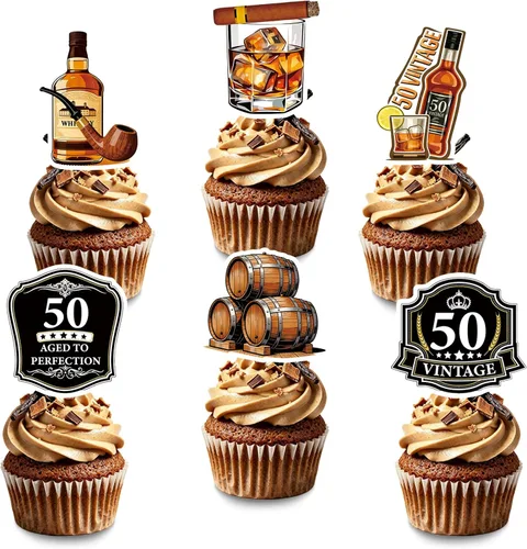 Miniatura 11 de 48 Pcs Fox Cupcake Toppers - Woodland Animal Cake Picks for Woodland Animal-Themed Baby Shower Birthday Party Table Decorations Supplies