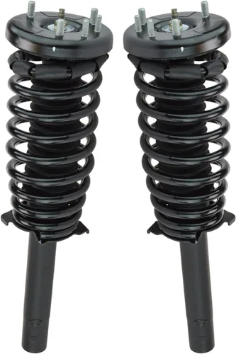 Miniatura 266 de TRQ Conjunto de Amortiguador y Resorte Delantero Cargado con Resorte Helicoidal Pre-ensamblado Compatible con Jeep Cherokee Limited AWD 14-22 Sin