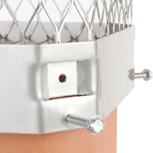 Miniatura 5 de HY-GUARD HGSS99 - Cubierta de chimenea de acero inoxidable con perno de combustión, tamaño de malla 3/4 pulgadas, se adapta al exterior de baldosas