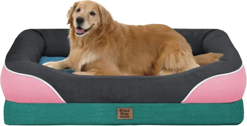 Miniatura 26 de Cama ortopédica grande lavable para perros, sofá XL para perros, cama de cuatro lados para perros, impermeable, antideslizante, para perros de gran