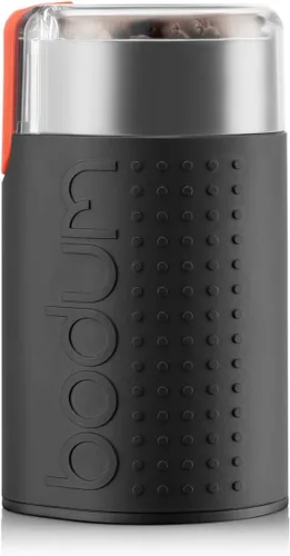 Molinillo Bodum. Molinillo de café con cuchillas eléctricas Bistro, Negro