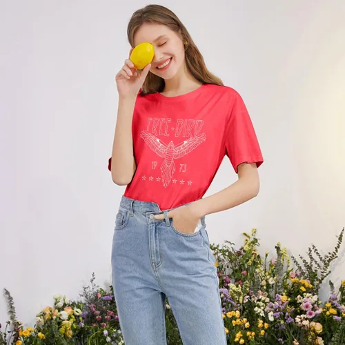 Miniatura 3 de Camiseta vintage de banda de rock para mujer, camisa retro de pájaro, camisetas gráficas de águila, camisa de música retro, camisetas casuales