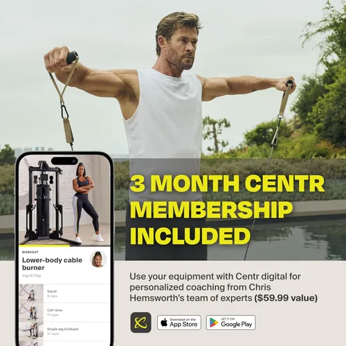 Miniatura 7 de Centr Home Gym Entrenador funcional - Máquina de cable multifuncional Sistema de gimnasio en casa - Máquina de pesas de entrenamiento