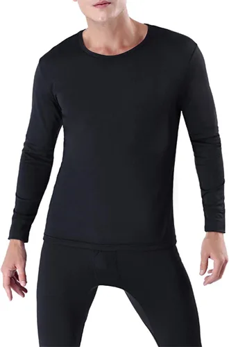 Miniatura 3 de Conjunto de ropa interior térmica de terciopelo suave para invierno, con forro y forro cómodo
