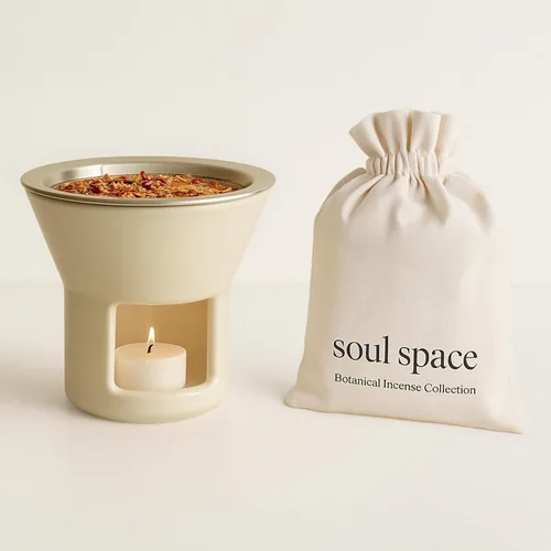 Miniatura 9 de SOUL SPACE Incienso no tóxico Fragancia: Felicidad Alternativa natural a las varillas de incienso Vainilla, Opopanax, canela y vetiver