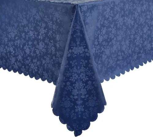 Miniatura 57 de Romanstile Mantel de poliuretano resistente a las manchas y a las arrugas, mantel para comedor/fiesta/camping interior y exterior, lavable, de Flor