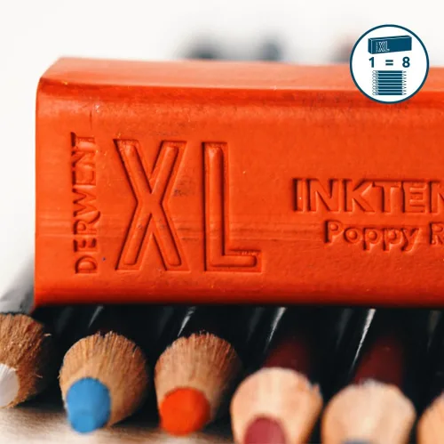 Miniatura 5 de Derwent Inktense - Bloques XL de 6 latas, juego de 6, bloques extra grandes de 2.36 pulgadas, solubles en agua, ideal para dibujar, dibujar y hacer