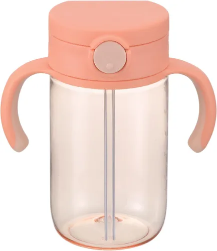 Miniatura 10 de Vaso para beber con popote de silicona y asas extraíbles, 10 onzas, fácil agarre para bebés y niños pequeños Honeydew