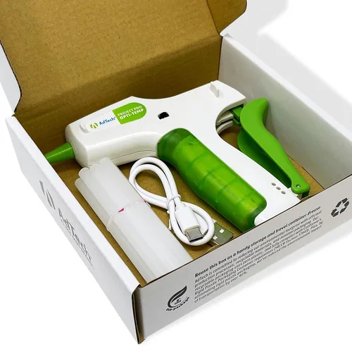 Miniatura 4 de AdTech Project Pro - Pistola de pegamento caliente inalámbrica recargable – Mini pistola de pegamento incluye 10 barras de pegamento Artistick sin
