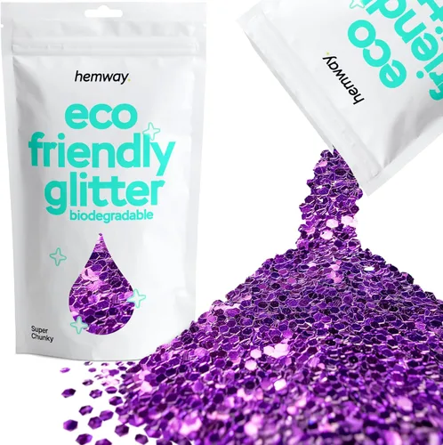 Miniatura 35 de Purpurina biodegradable, holográfica plateada, 3.5 onzas, respetuosa con el medio ambiente, extra gruesa, bioecológica, vegana para festivales