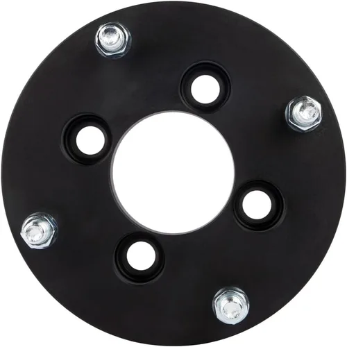 Miniatura 9 de Adaptadores de rueda ATV forjados negros de 4 x 110 a 4 x 156 de 1 pulgada con pernos de 12 x 1.25, compatibles con Honda-Suzuki-Yamaha-Kawasaki 4