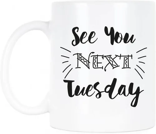 Miniatura 4 de See You Next Tuesday Taza C U Next Tuesday Tazas de café Sassy Cup Gift