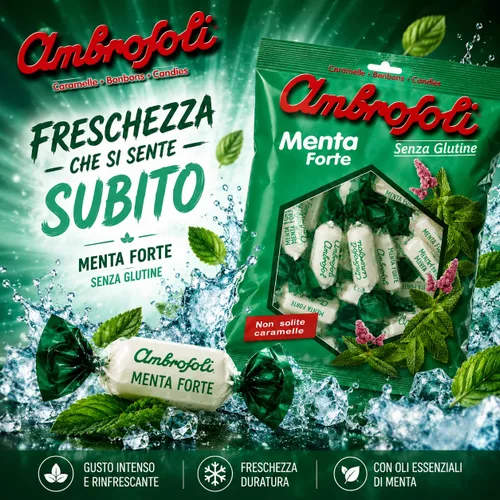 Miniatura 4 de Ambrosoli Caramelo de anís hecho en Italia – Caramelo duro de anís envuelto individualmente – Caramelos italianos "Fior d'Anice" (5.29 oz 5.29 oz)