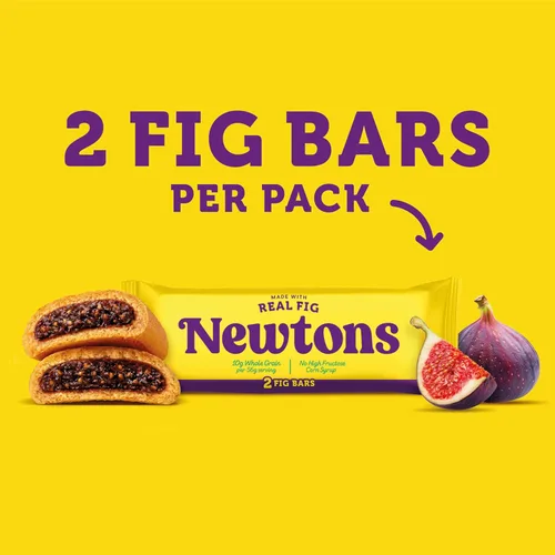 Miniatura 6 de Newtons - Barras de higo, galletas masticables de frutas suaves, 40 paquetes de bocadillos (2 galletas por paquete, 4 cajas)