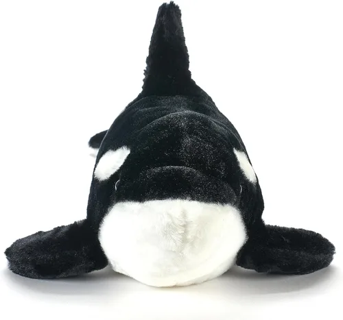 Miniatura 2 de The Petting Zoo Orca - Peluche de peluche, regalos para niños, animales marinos Wild Onez, juguete de peluche de ballena, 20 pulgadas