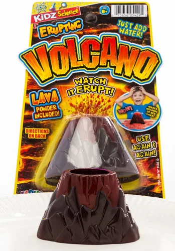 Miniatura 6 de 2Chill Pequeño juguete de volcán eruptivo (paquete de 12) Kit de ciencia de volcán para niños, juguete educativo STEM, juego de experimentos