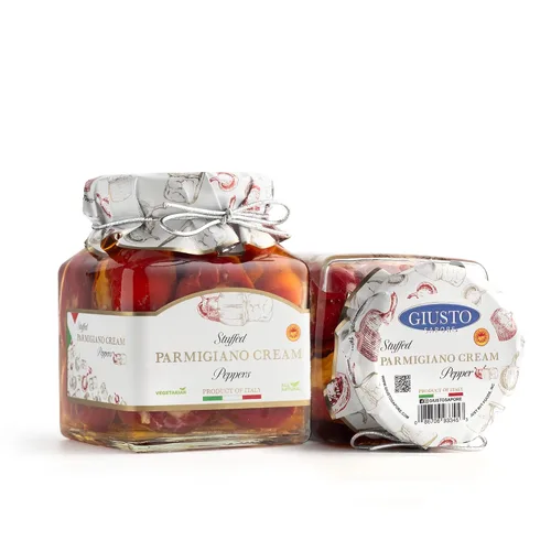 Miniatura 3 de Giusto Sapore Pimientos rellenos con crema de parmigiano 10oz - Paquete de 6