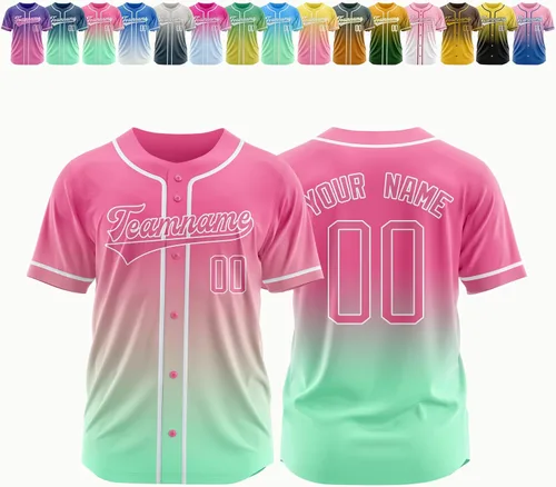Miniatura 44 de Camiseta de béisbol personalizada, nombre de béisbol personalizado, logotipo de número, camiseta de béisbol personalizada para hombres, mujeres