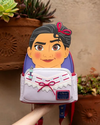 Miniatura 7 de Loungefly Disney Encanto Luisa Cosplay - Mini mochila para mujer, Varios colores, Wdbk3025