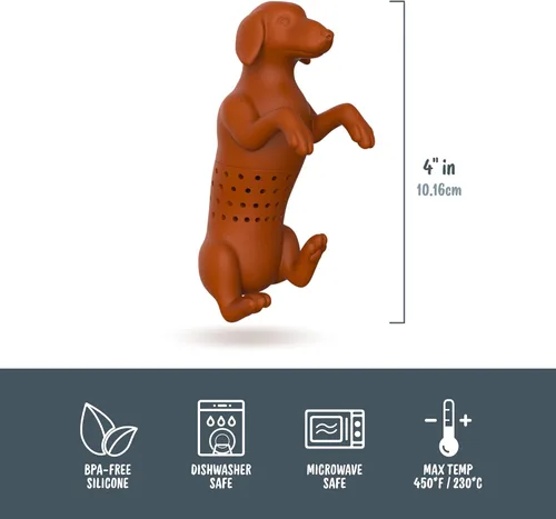 Miniatura 3 de Infusor de té de silicona de Hot Dog Genuine Fred