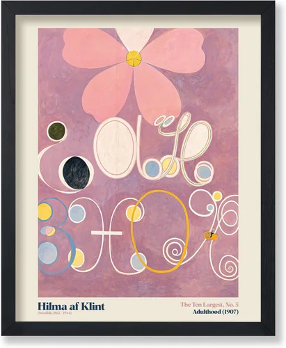 Miniatura 33 de Poster Master Póster de ilustración vintage, impresión retro moderna, los diez más grandes n.º 1, infancia, flor, abstracto, regalo para artista