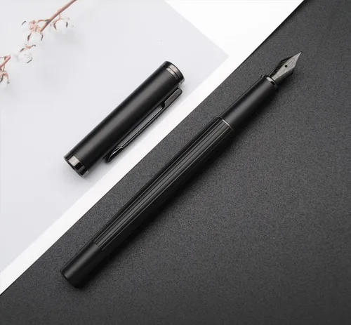 Miniatura 6 de JINHAO Serie 88 Pluma estilográfica de metal (negro, punta EF 0.015 in)