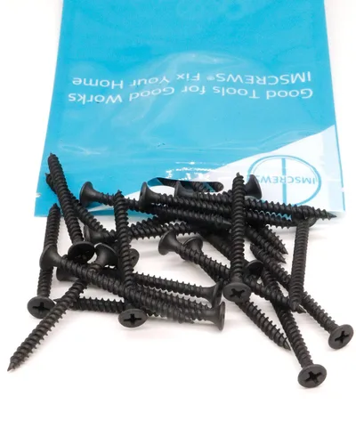 Miniatura 7 de IMScrews 50 tornillos Phillips de cabeza plana #7 x 1-3/4 pulgadas para paneles de yeso, rosca fina, tornillo de madera de punta afilada, acero al
