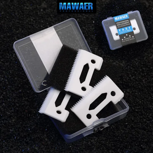 Miniatura 5 de Hoja de dientes escalonada de cerámica universal mejorada para cortadora de pelo WAHL cuchilla movible de cerámica para cortadora de pelo WAHL