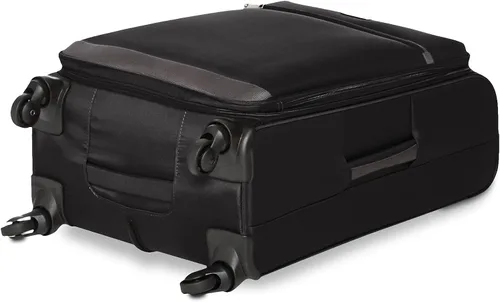 Miniatura 5 de Tienda Basics Maleta de equipaje giratoria de mano Softside con ruedas, Negro, Juego de 3 piezas (21"25"30")