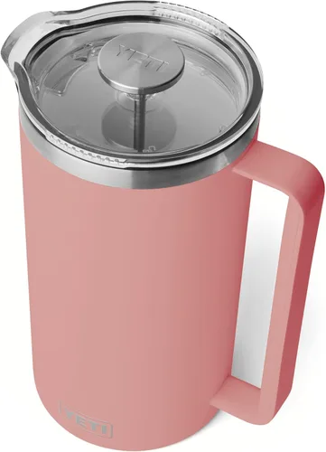 Miniatura 17 de YETI Rambler - Cafetera de prensa francesa de 34 onzas, color rojo rescate
