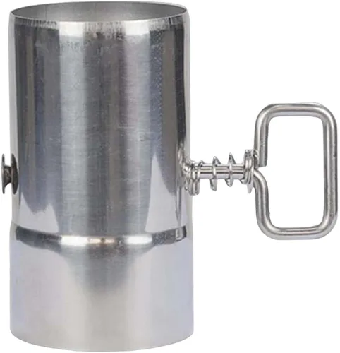 Miniatura 6 de Almencla Tubo de estufa portátil con amortiguador, tubo de chimenea, carpas calientes, estufa, tubo de extensión de combustión de acero inoxidable