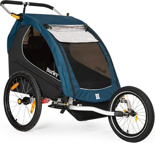 Miniatura 8 de Burley Encore X, remolque y cochecito para bicicleta para niños de 2 asientos