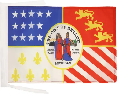Miniatura 1023 de Bandera de México AZ FLAG, 45.7 x 30.5 cm, con cordones - Pequeñas banderas mexicanas de 30 x 45 cm - Bandera de 45.7 x 30.5 cm