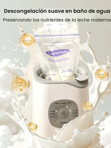 Miniatura 5 de Grownsy Calentador de biberones, calentador de biberones rápido para leche materna y fórmula, control preciso de temperatura, calentador de leche