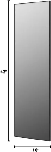 Miniatura 8 de KIAYACI - Espejo para pared de cuerpo completo, espejo para dormitorio o vestidor, se puede colocar de pie, colgado o apoyado contra la pared