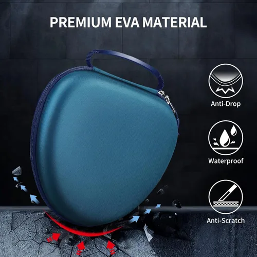 Miniatura 5 de Fintie Funda rígida para auriculares AirPods Max 2 (2026) y AirPods Max 1 (2024/2020), a prueba de golpes, bolsa protectora de almacenamiento