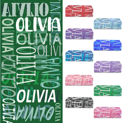 Miniatura 16 de Toallas de playa personalizadas con nombre para niños y adultos, toallas de viaje personalizadas de microfibra para baño y piscina