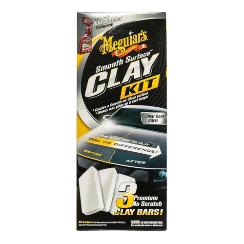 Miniatura 2 de Kit de arcilla Meguiar's G191700 para superficie lisa, aplicación de arcilla para automóviles segura y fácil para un acabado fino como el vidrio