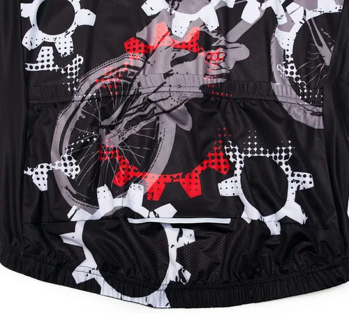 Miniatura 7 de Weimostar Camiseta de ciclismo de manga corta para hombre, bolsillos